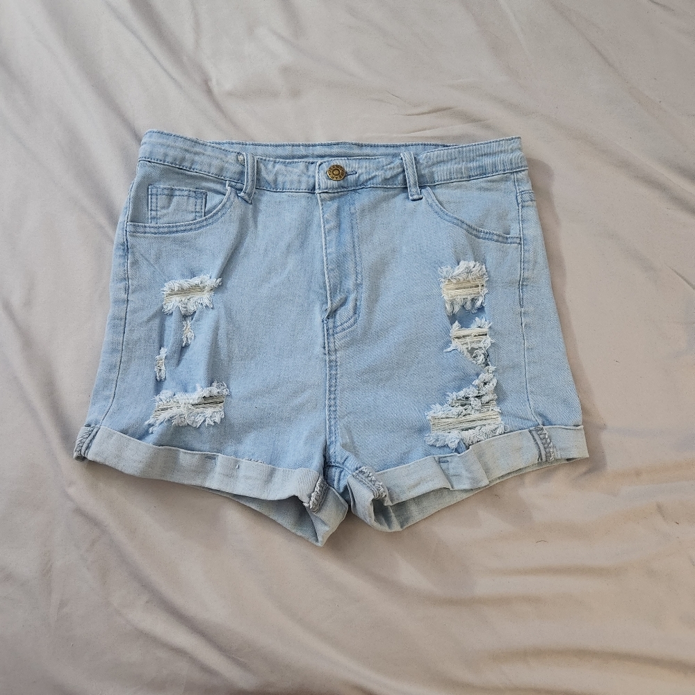 Denim shorts